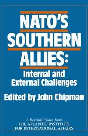 Cover of NATO's southern allies by John Chipman