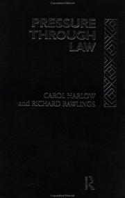 Front cover of Pressure through law by Carol Harlow