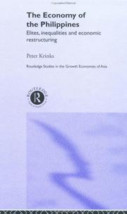Front cover of The economy of the Philippines by Peter A. Krinks