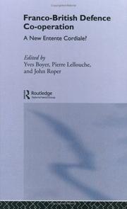 Front cover of Franco-British defence co-operation by Yves Boyer
