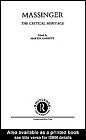 Cover of Massinger by Martin Garrett