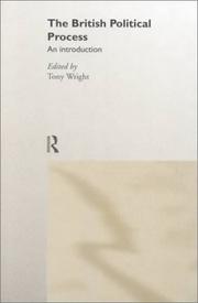 Cover of British Political Process by Tony Wright