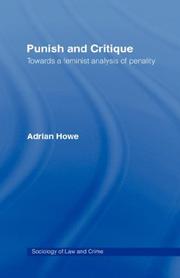 Cover of Punish and critique by Adrian Howe
