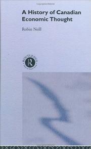 Cover of A history of Canadian economic thought by Robin Neill