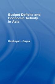 Cover of Budget deficits and economic activity in Asia by Kanhaya L. Gupta