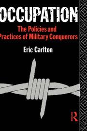 Cover of Occupation by Eric Carlton