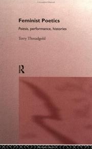 Cover of Feminist poetics by Terry Threadgold