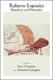Cover of Roberto Esposito by Tilottama Rajan