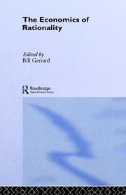 Front cover of The Economics of rationality by Bill Gerrard