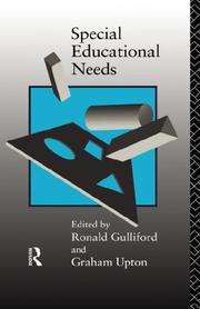 Cover of Special educational needs by Ronald Gulliford