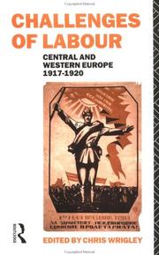 Front cover of Challenges of labour by Chris Wrigley
