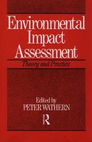 Cover of Environmental Impact Assessment by Peter Wathern