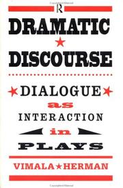 Cover of Dramatic discourse by Vimala Herman