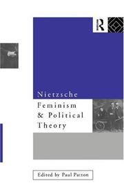 Front cover of Nietzsche, feminism, and political theory by Paul Patton