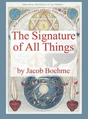 Cover of The Signature of All Things by Jacob Boehme