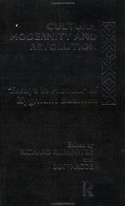 Front cover of Culture, Modernity and Revolution by R. Kilminster