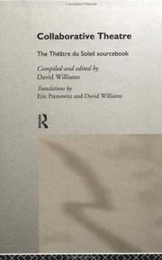 Cover of Collaborative theatre by David Williams
