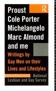 Front cover of Proust, Cole Porter, Michelangelo, Marc Almond and Me by National Lesbian and Gay Survey