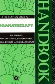 Cover of The Handbook of dramatherapy by Sue Jennings