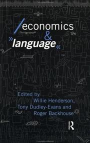 Cover of Economics and language by Willie Henderson