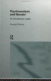 Cover of Psychoanalysis and gender by Rosalind Minsky