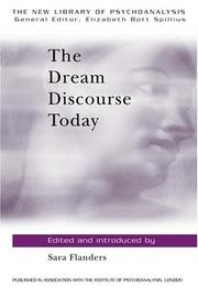 Front cover of The Dream discourse today by Sara Flanders