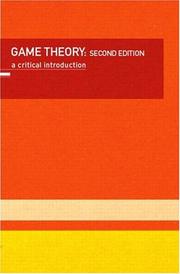 Front cover of Game theory by Shaun Hargreaves Heap