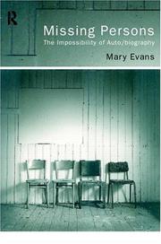 Cover of Missing persons by Mary Evans