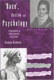 Front cover of Race, racism, and psychology by Graham Richards
