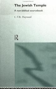 Cover of The Jewish Temple by Robert Hayward