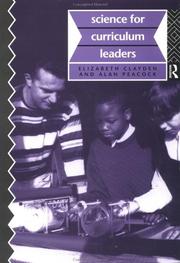 Front cover of Science for curriculum leaders by Elizabeth Clayden