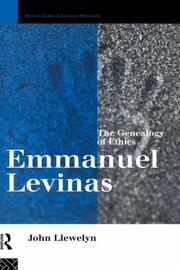 Front cover of Emmanuel Levinas by John Llewelyn
