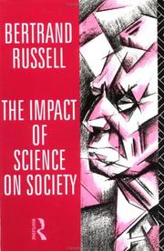 Cover of The impact of science on society by Bertrand Russell