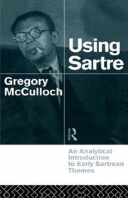 Cover of Using Sartre by Gregory McCulloch