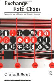 Cover of Exchange rate chaos by Charles R. Geisst