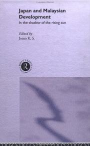 Front cover of Japan and Malaysian Development by K. S. Jomo