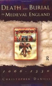 Cover of Death and burial in medieval England, 1066-1550 by Christopher Daniell