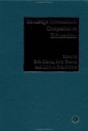 Front cover of Routledge international companion to education by Bob Moon