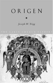 Cover of Origen by Joseph Wilson Trigg