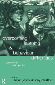 Cover of Overcoming learning and behaviour difficulties by Kevin Jones