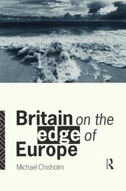 Front cover of Britain on the edge of Europe by Michael Chisholm