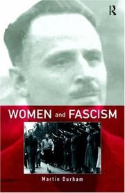 Front cover of Women and fascism by Martin Durham