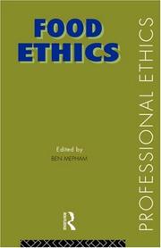 Cover of Food ethics by Ben Mepham