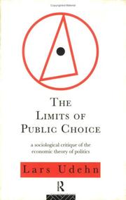 Cover of The limits of public choice by Lars Udehn