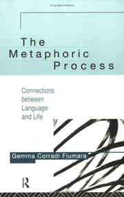 Front cover of The metaphoric process by Gemma Corradi Fiumara