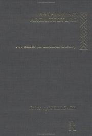 Cover of Rethinking Architecture by Neil Leach