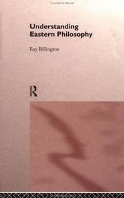 Cover of Understanding Eastern philosophy by Ray Billington