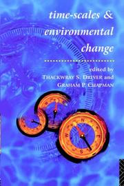 Front cover of Time-scales and environmental change by Graham P. Chapman