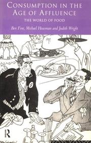 Front cover of Consumption in the Age of Affluence: The World of Food by Ben Fine