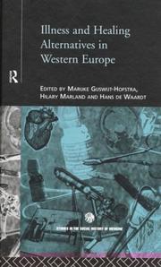 Cover of Illness and healing alternatives in Western Europe by Hilary Marland